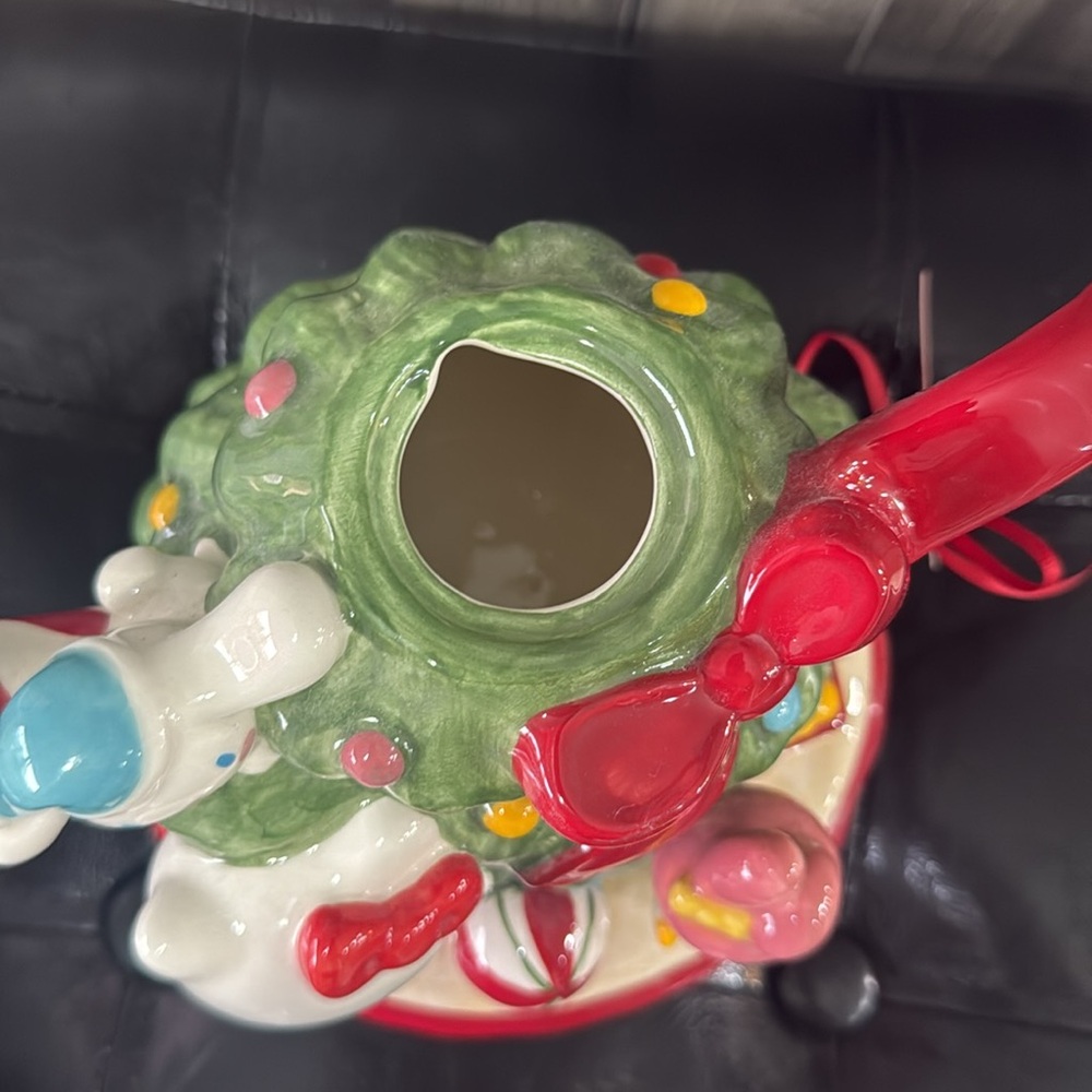Blue Sky Clayworks Hello Kitty & Friends Christmas Tree Holiday Teapot - Picture 10 of 12